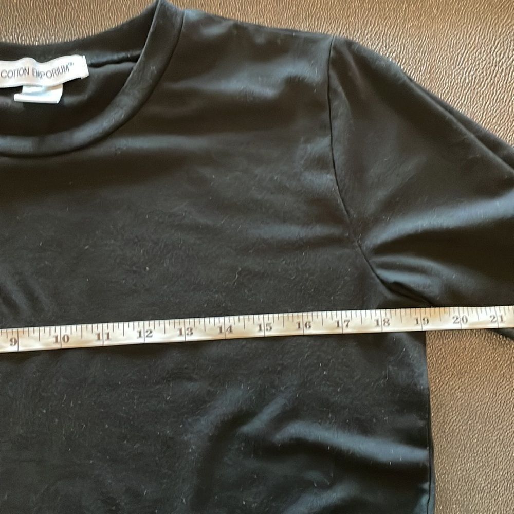 Cotton Emporium T-shirt dress black size XS - Picture 4 of 6